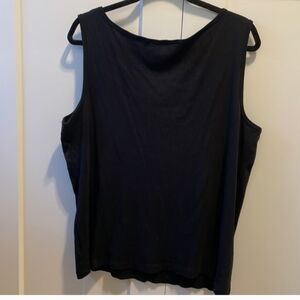Lauren Ralph shell silky lined sleeveless top
